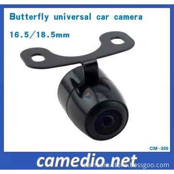 18.5mm High Resolution 480TV Lines Butterfly Car Rearview Camera 170 Degree Waterproof